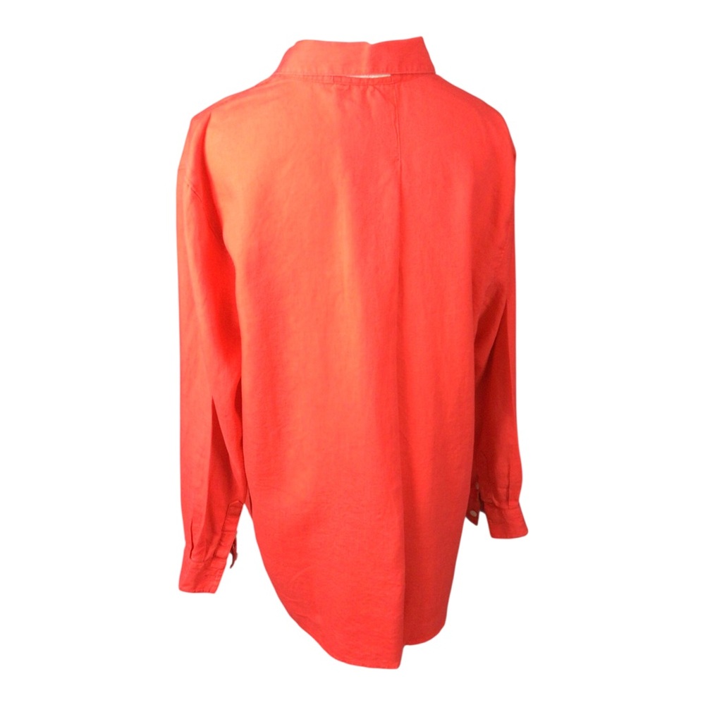 Tommy Bahama Women’s Linen Button-Down Tunic Shirt Cottagecore - Picture 3 of 12